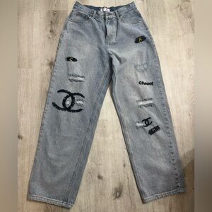 High Waisted Mom Jeans